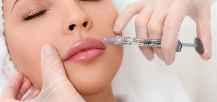 تزریق کردن ژل لب