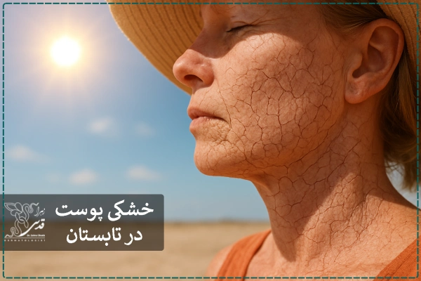 خشکی پوست در تابستان