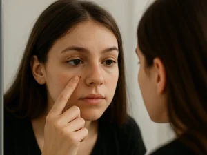 برداشتن خال اطراف چشم